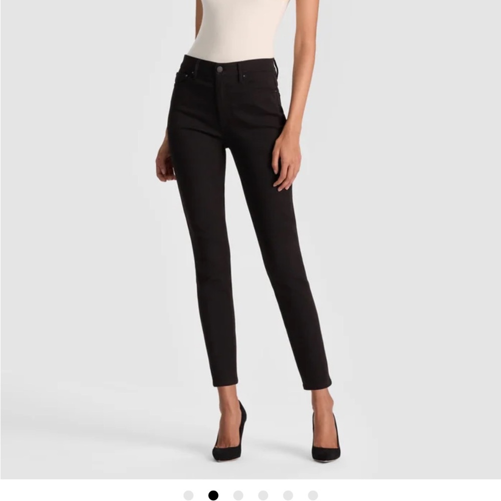Alice + Olivia Cute Jean Black High-Rise Skinny Jeans Size 26